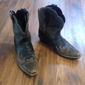 Ariat Leather Western Cowgirl Boots